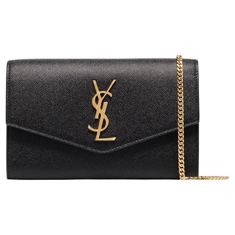 ysl pochette oro|UPTOWN pouch in grain de poudre leather .